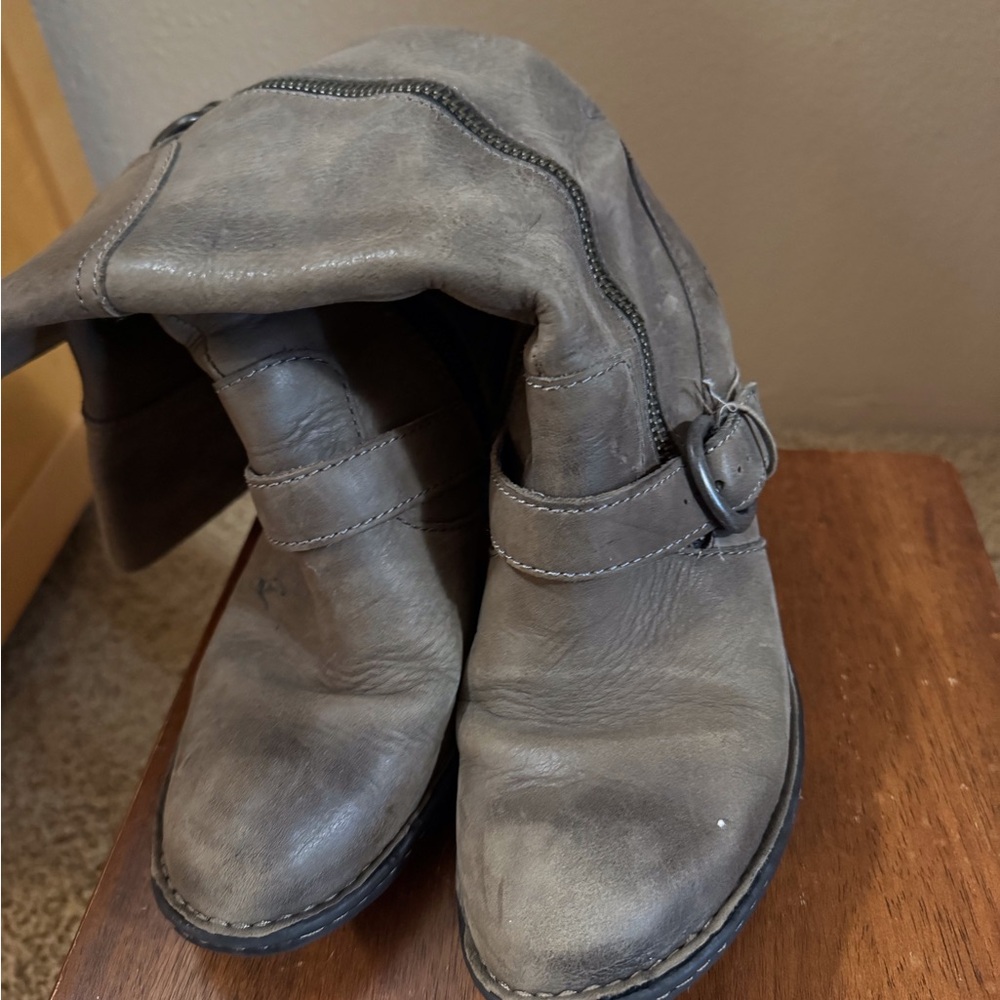 Born tall grey women’s boots